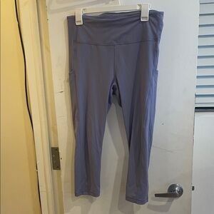Athleta Light Purple Ultimate Stash Pocket Capri Leggings